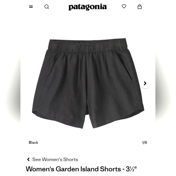 Patagonia Women's Garden Island Shorts - Picture 2 of 6